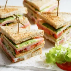 🥪 "Double Flavor Sandwich: Ham & Turkey" 🧀🥬